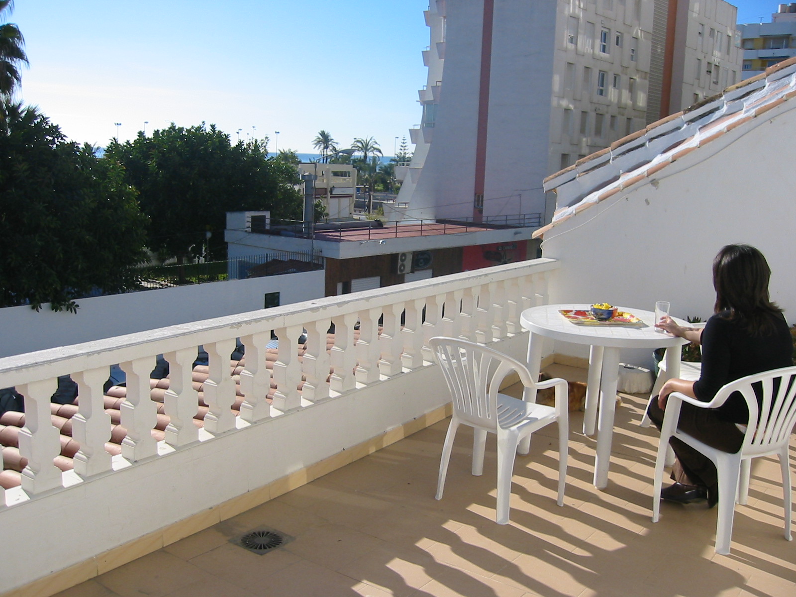 Terrace with sea views